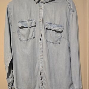 a new day Light Blue Button Down Shirt